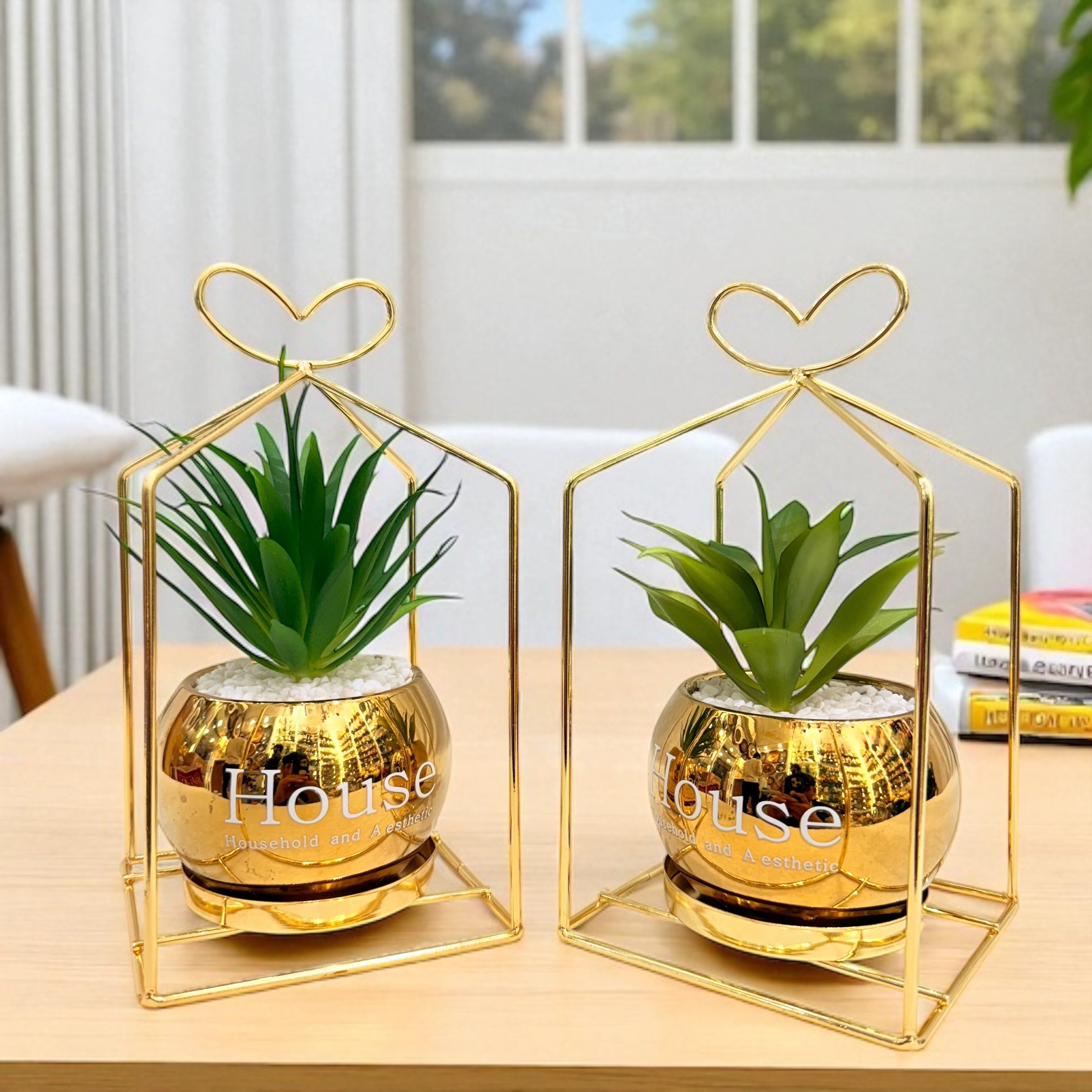 Golden Heart Luxe Artificial Plant
