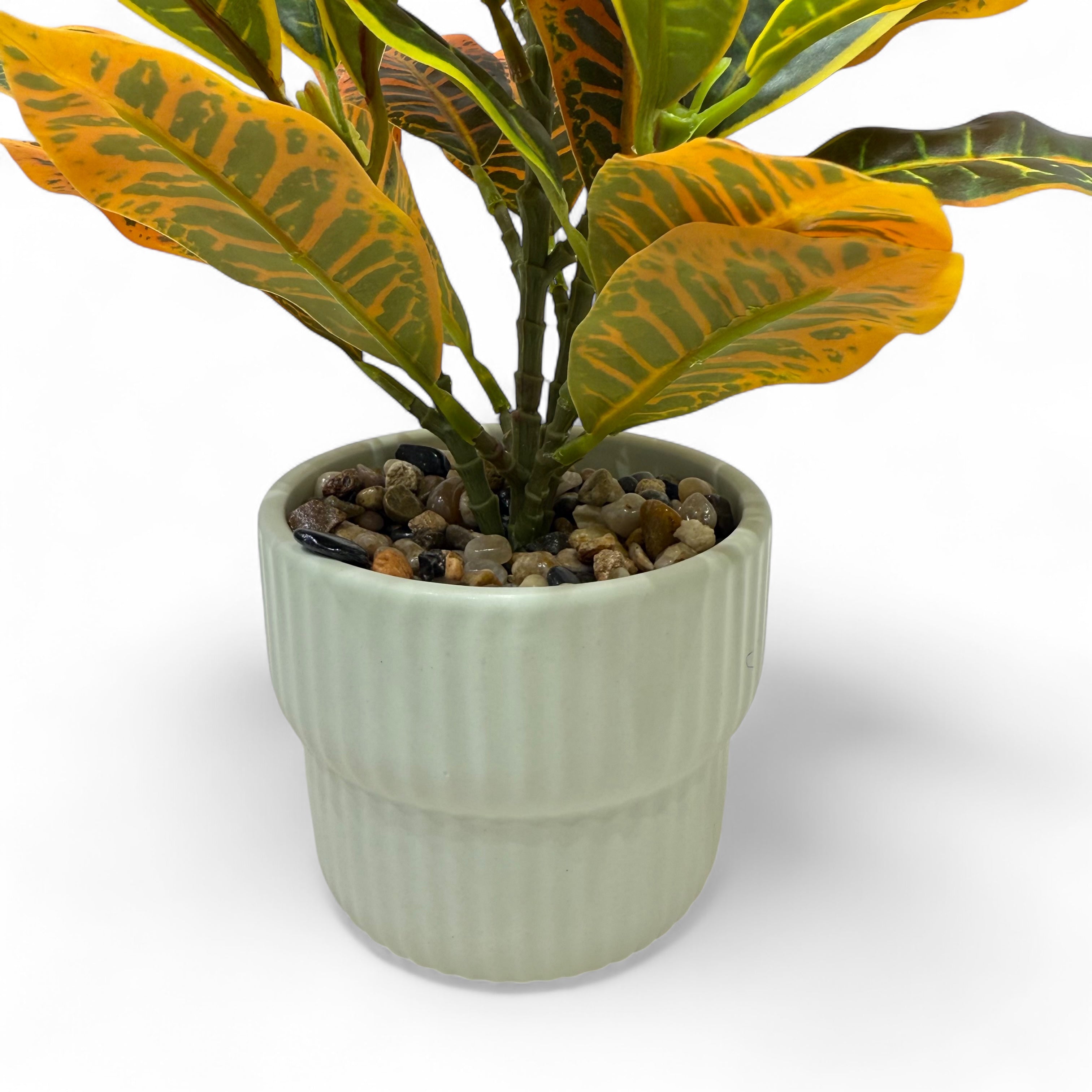 Artificial Croton Plant
