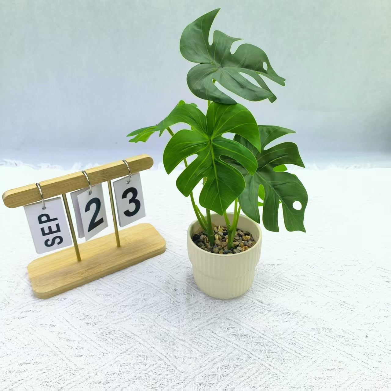 Mini Monstera Deliciosa Artificial Plant