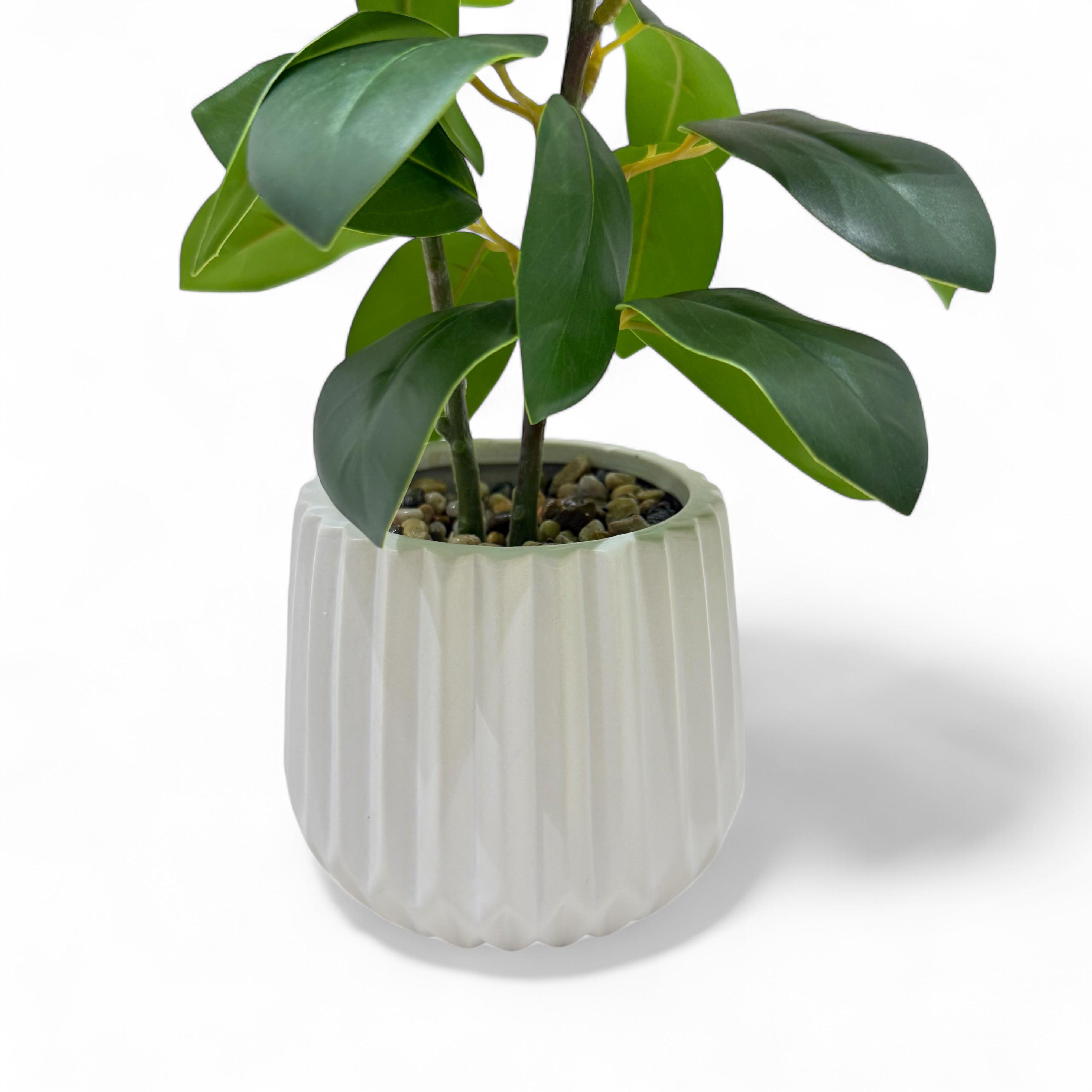 Lotus-Inspired Artificial Flower Plant - Yellow