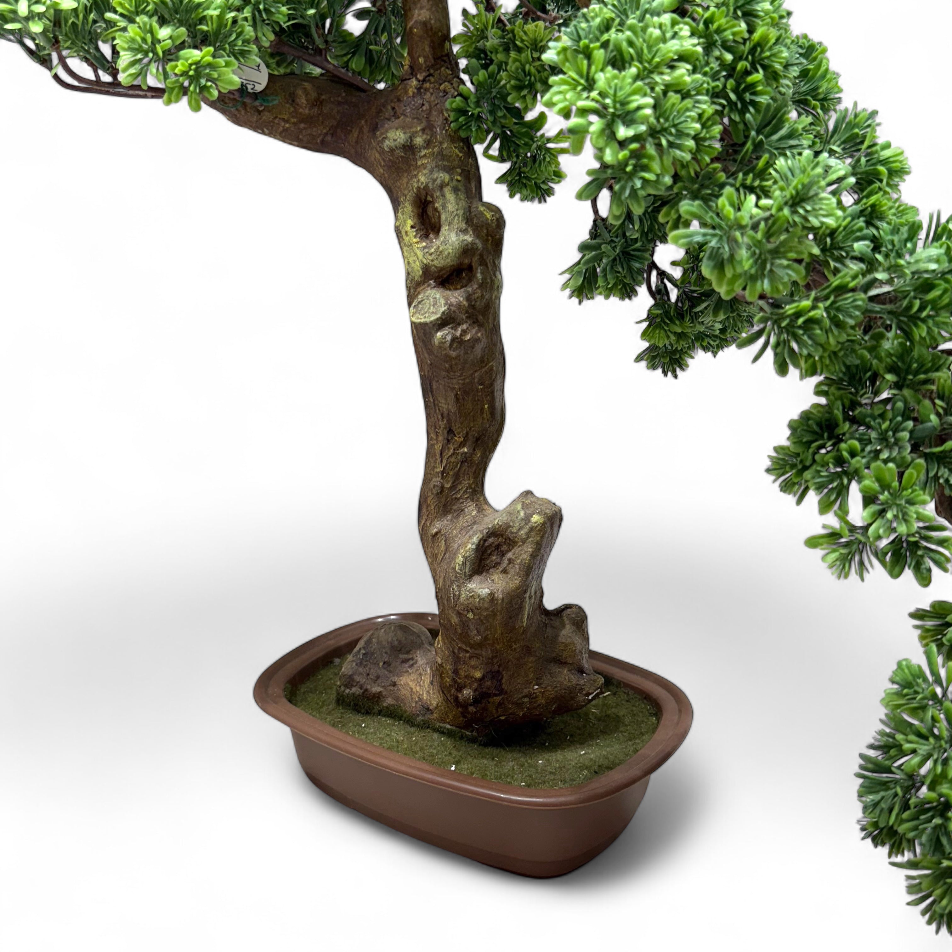 Elegant Artificial Bonsai Tree – Curved Drift Style