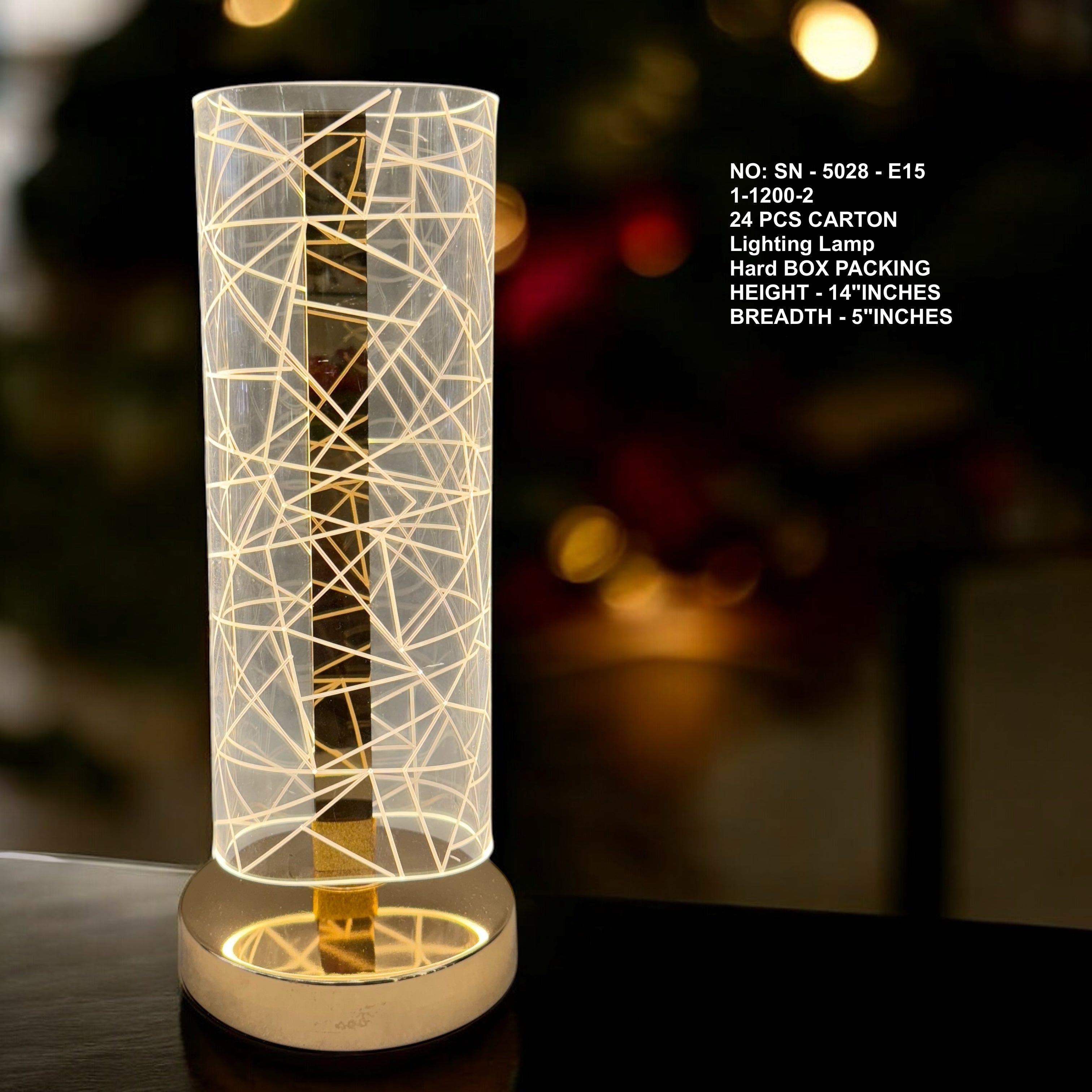 Golden Frost Lamp