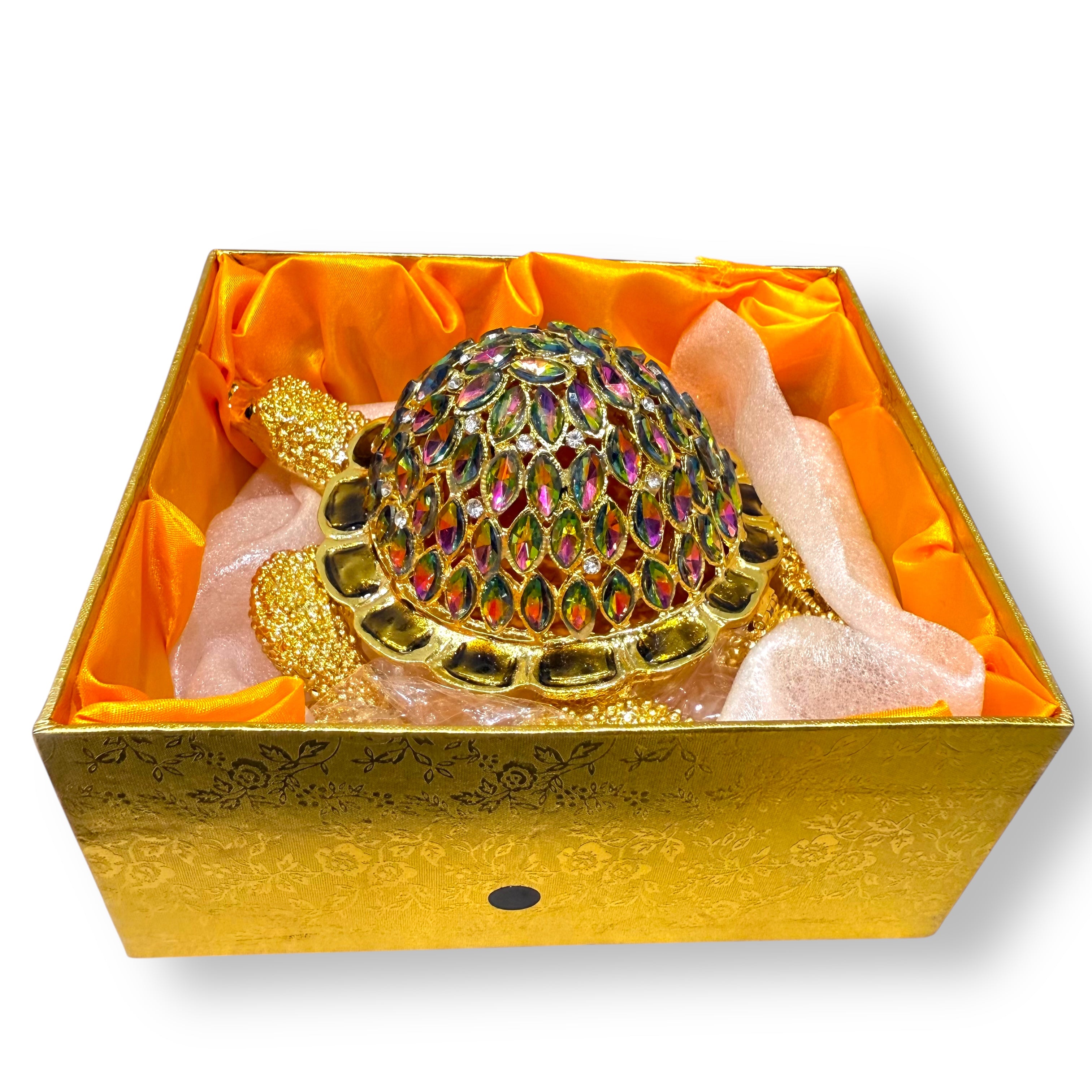 Emerald Treasure Tortoise Secret Box