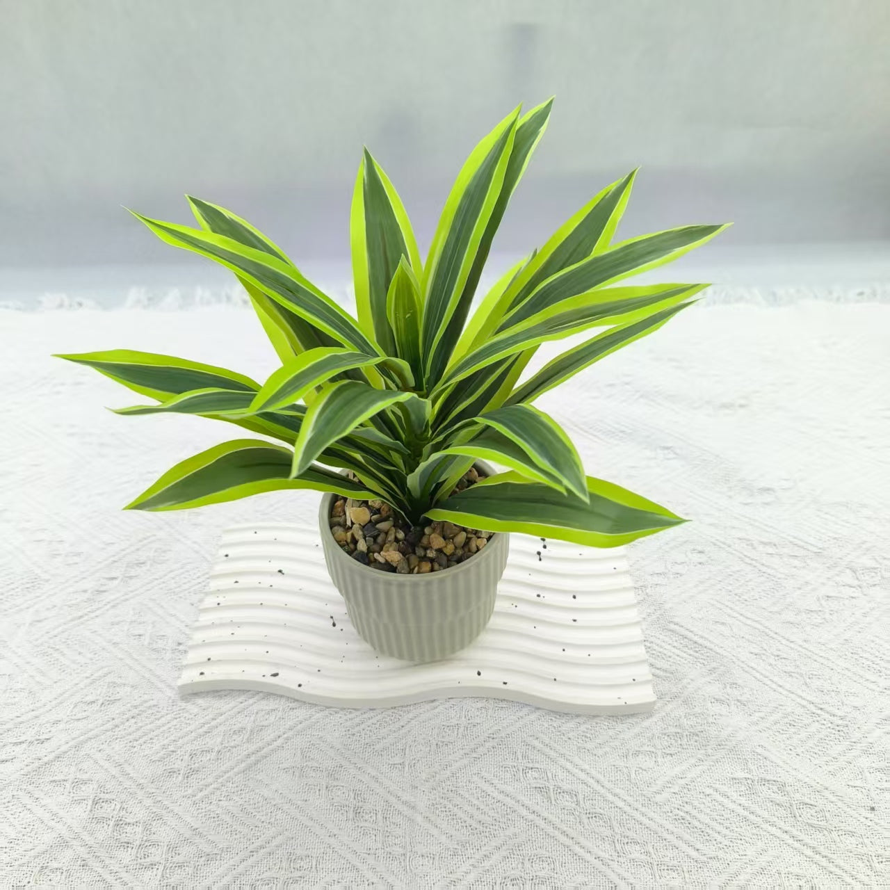 Artificial Dracaena Lemon Lime Plant
