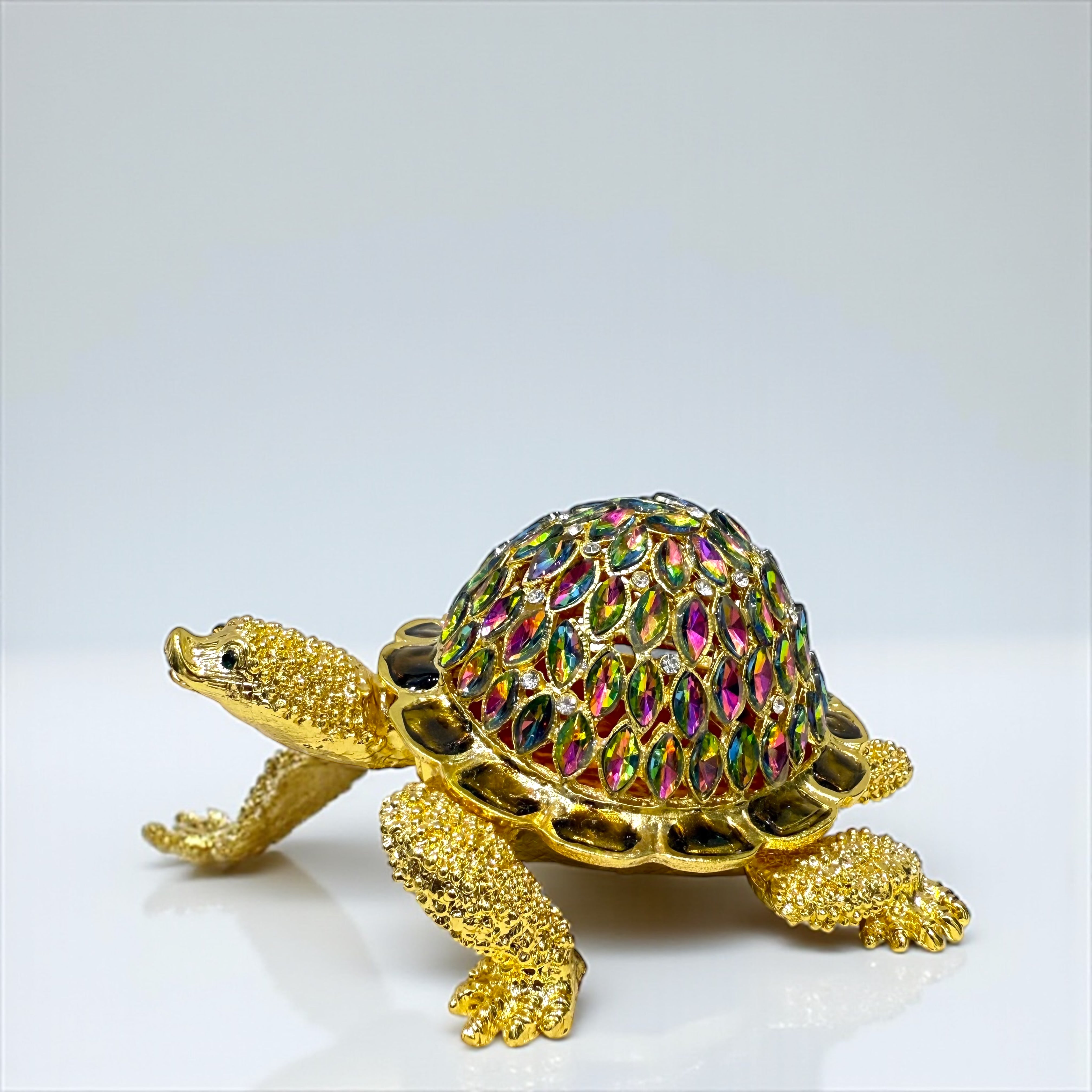 Emerald Treasure Tortoise Secret Box