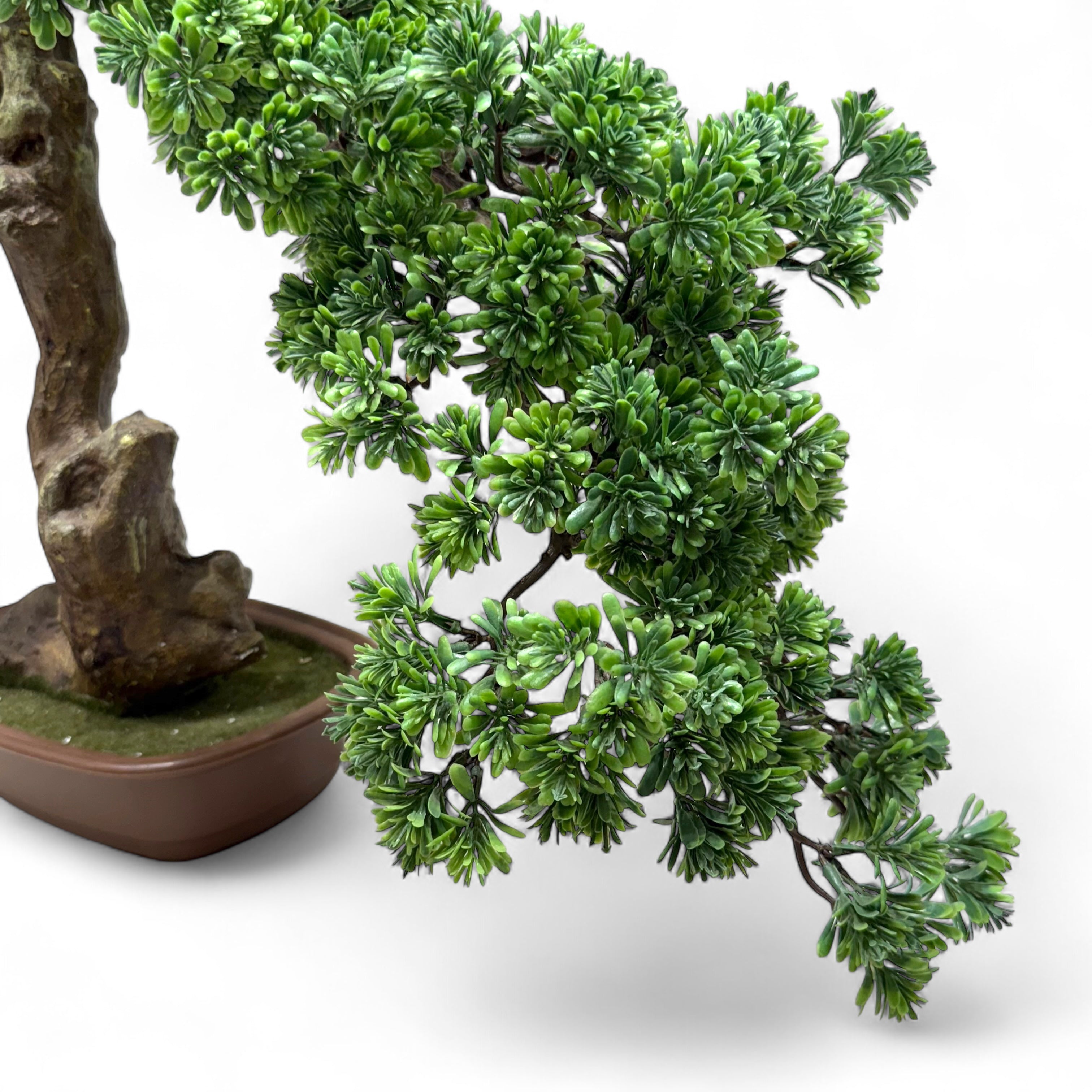 Elegant Artificial Bonsai Tree – Curved Drift Style