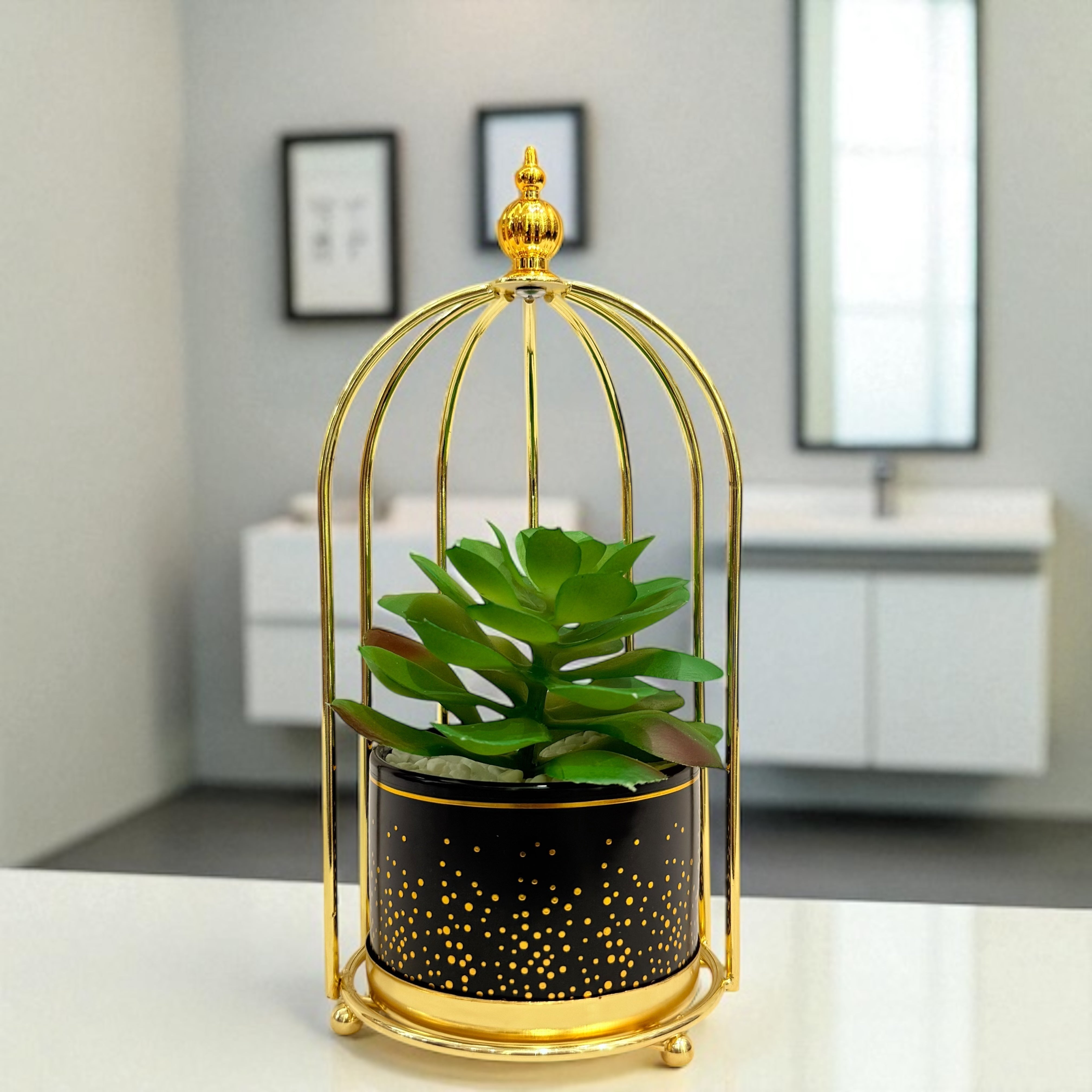 Artificial Succulent Plant Set - Printed
