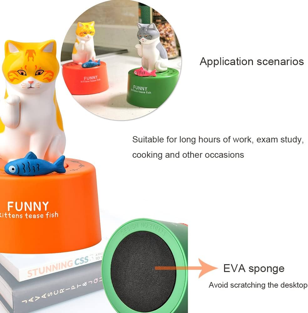 Cat Timer ( Orange )