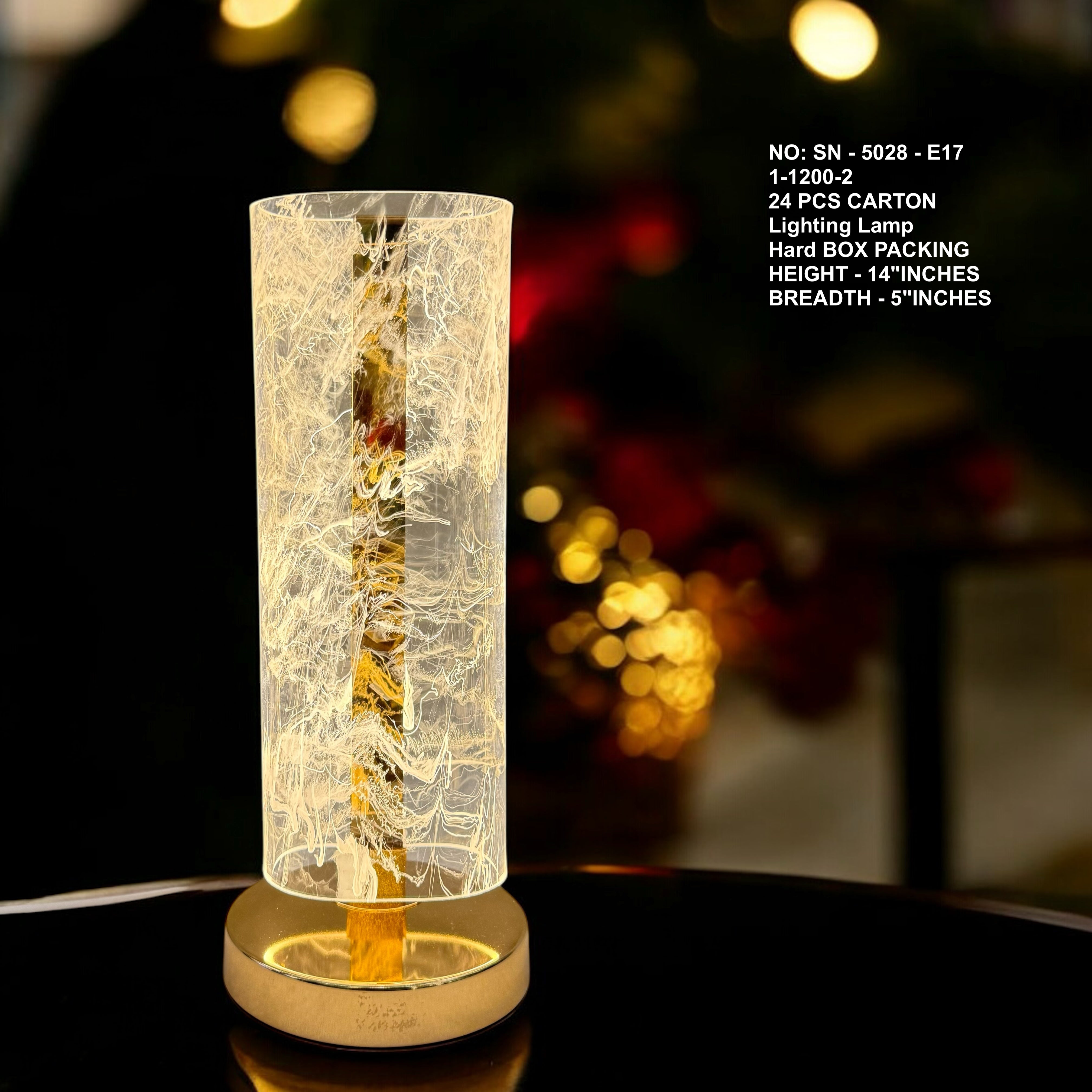 Aurora Glow Crystal Lamp