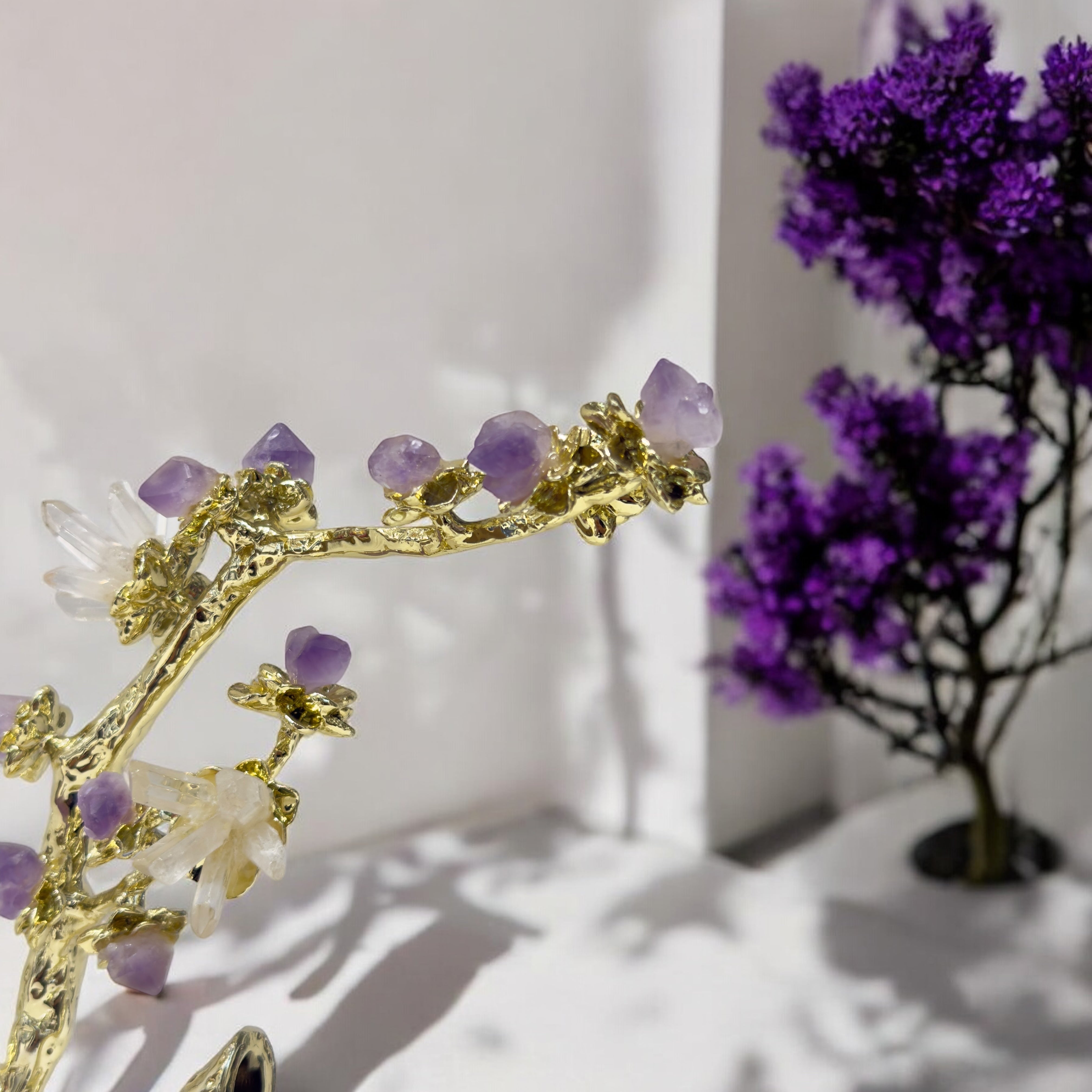 Celestial Bloom – Amethyst & Crystal Harmony Tree