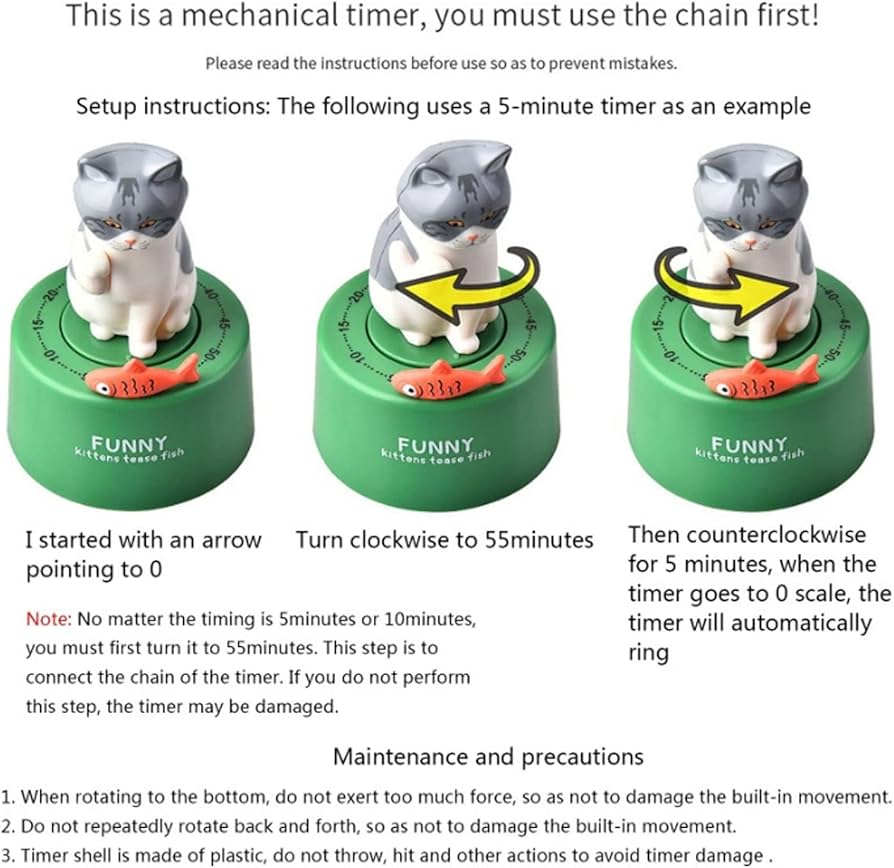 Cat Timer (Green)