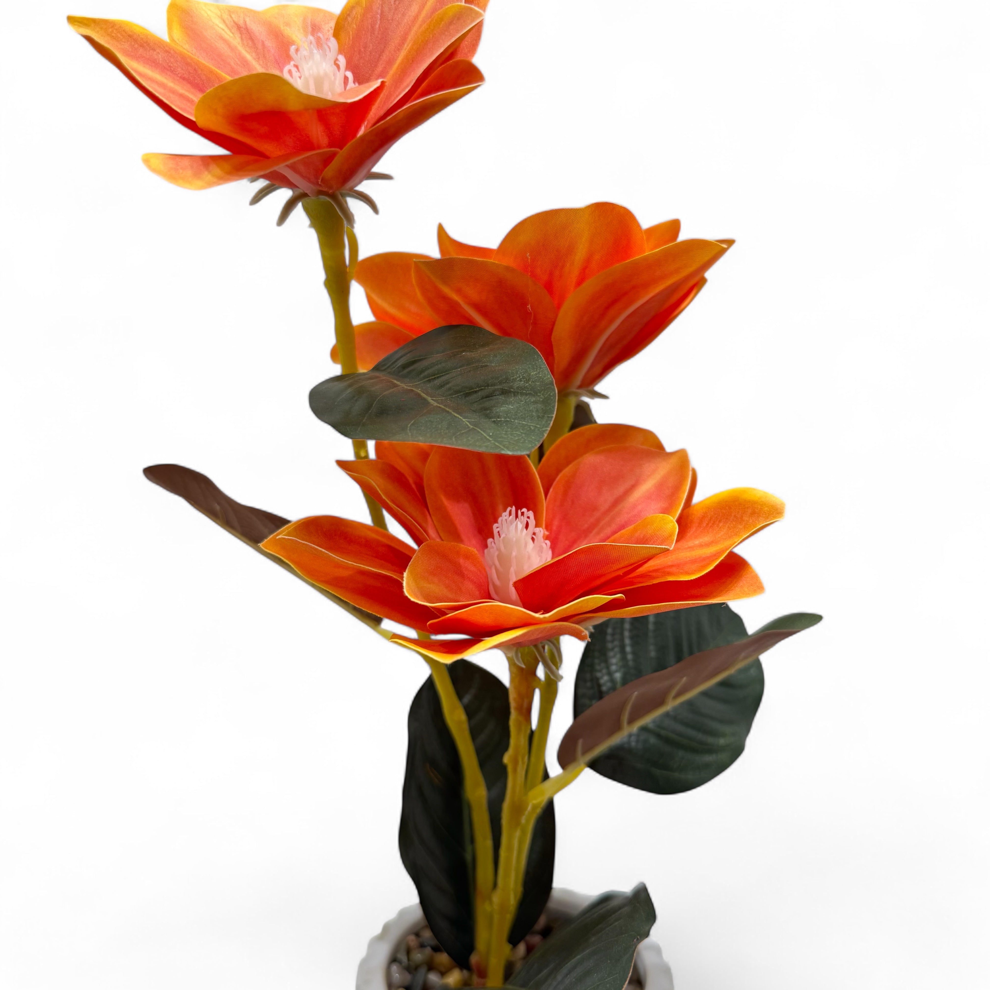 Lotus-Inspired Artificial Flower Plant