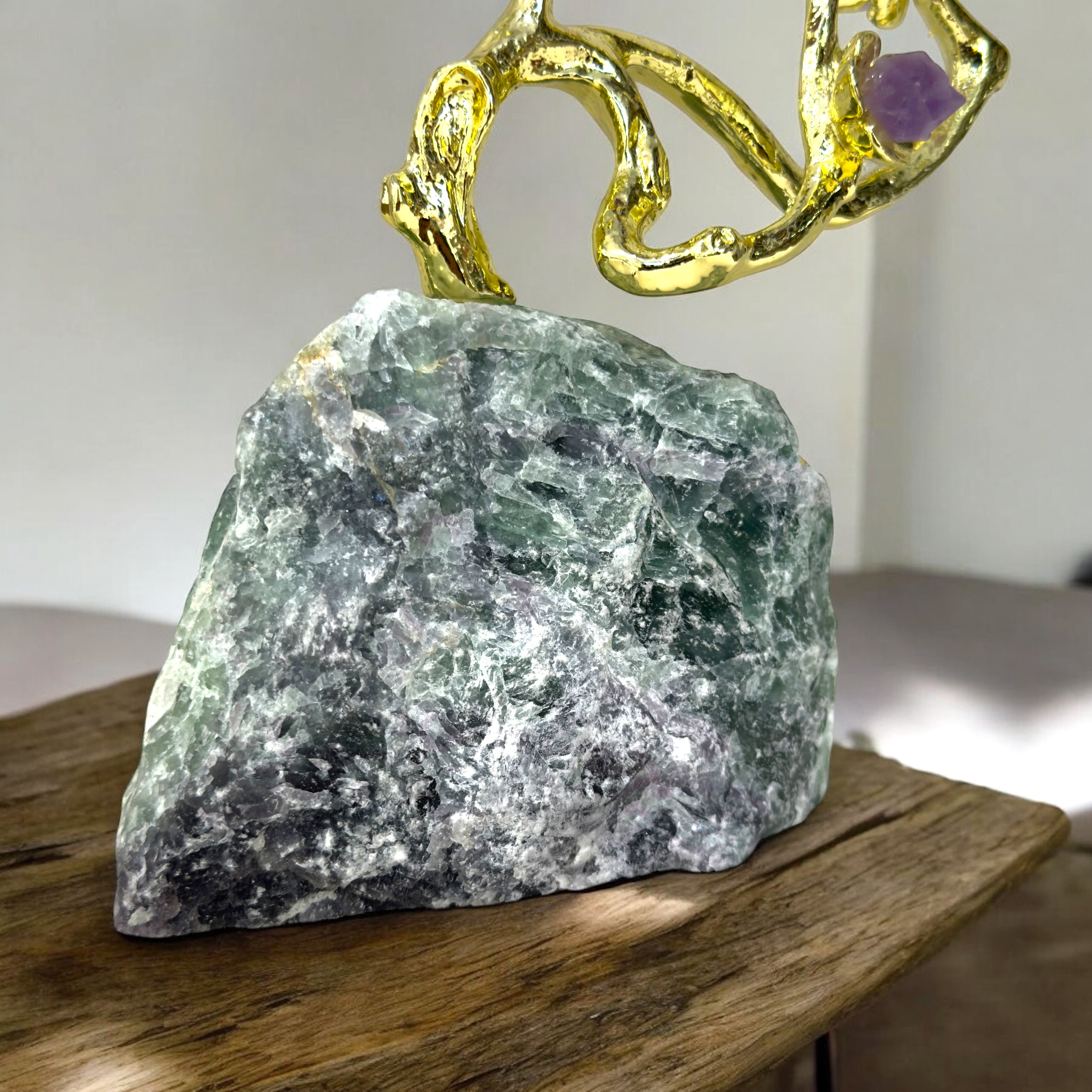 Twilight Bloom – Amethyst on Java Stone Tree