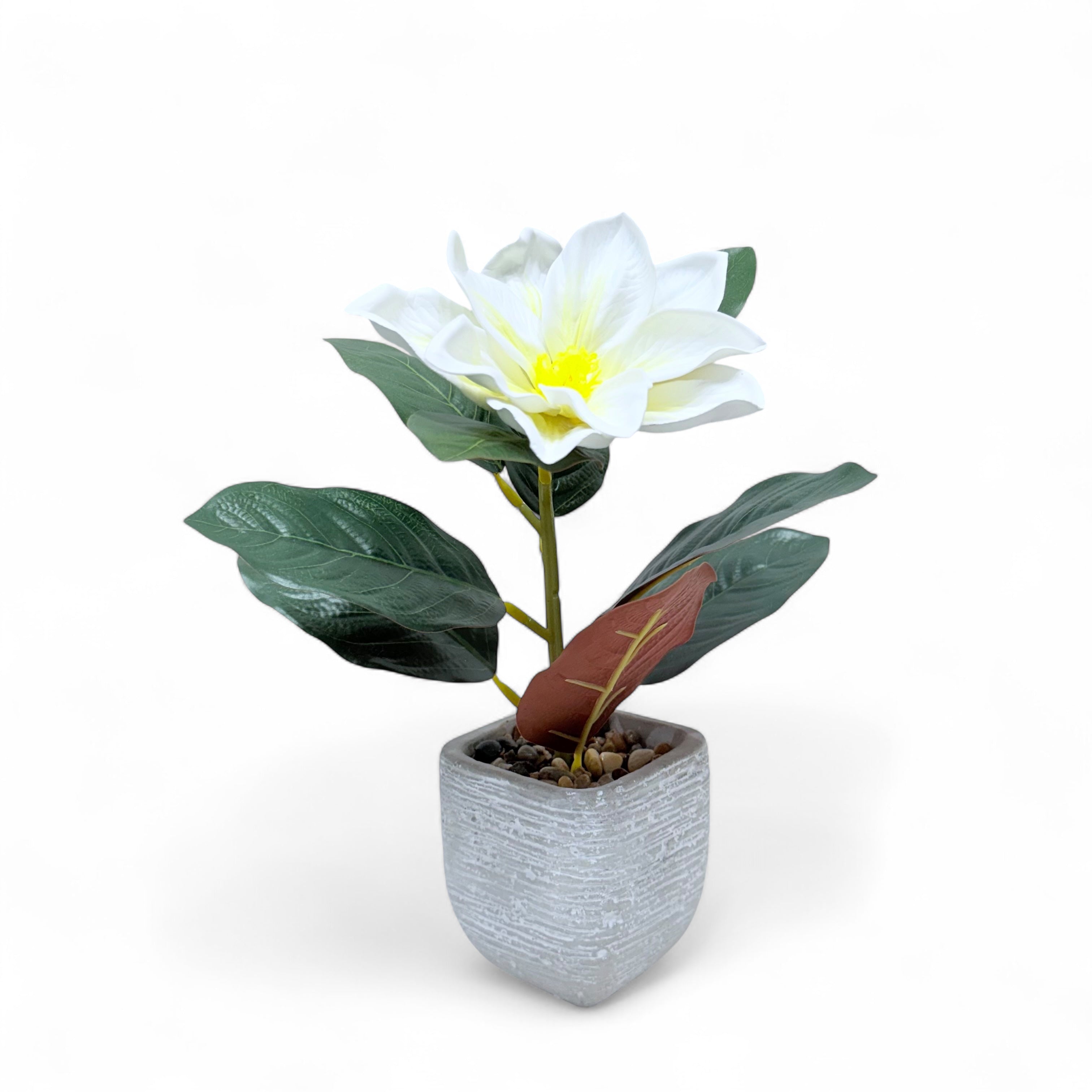 Artificial Lily Plant - White