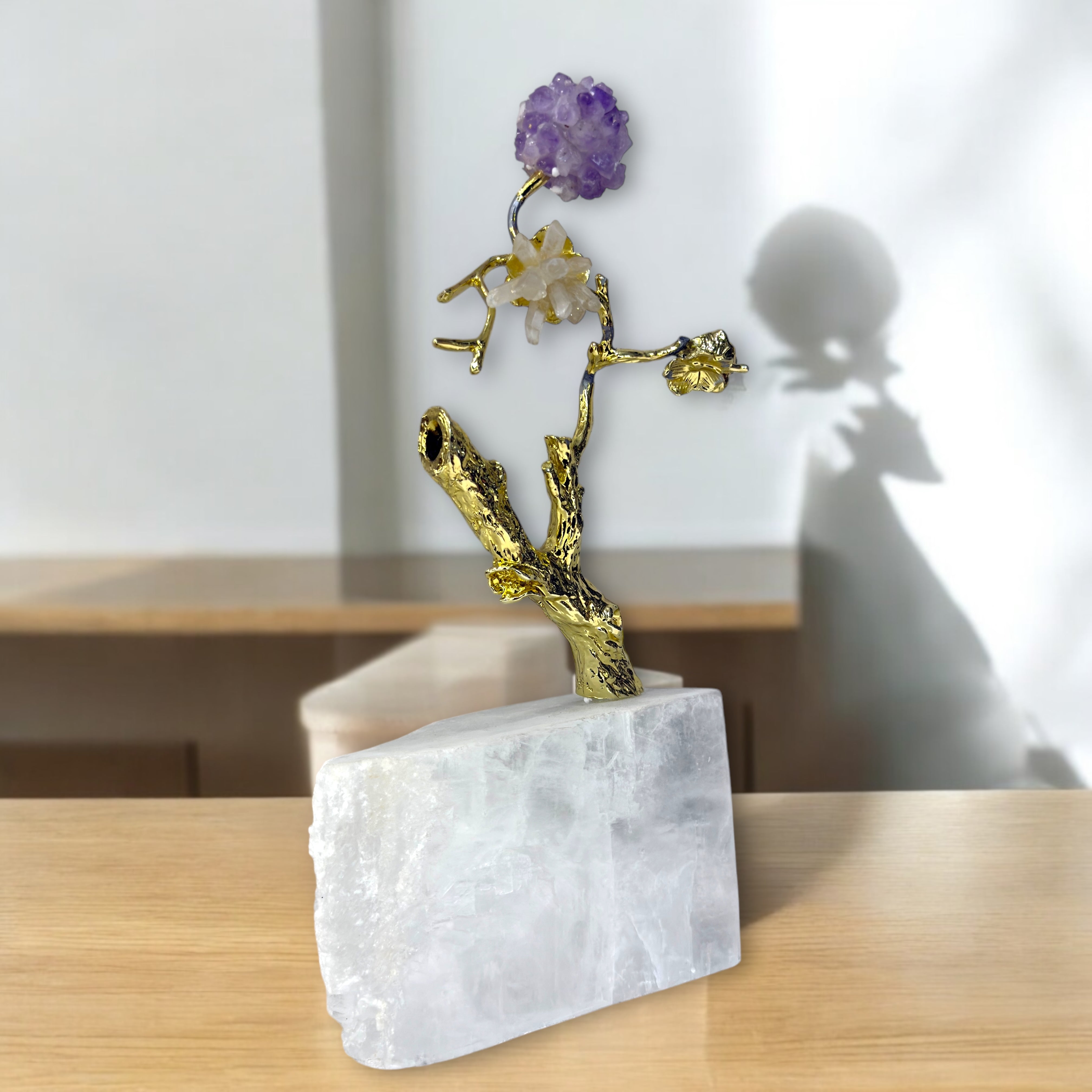 Ethereal Blossom – Crystal & Amethyst Serenity Tree