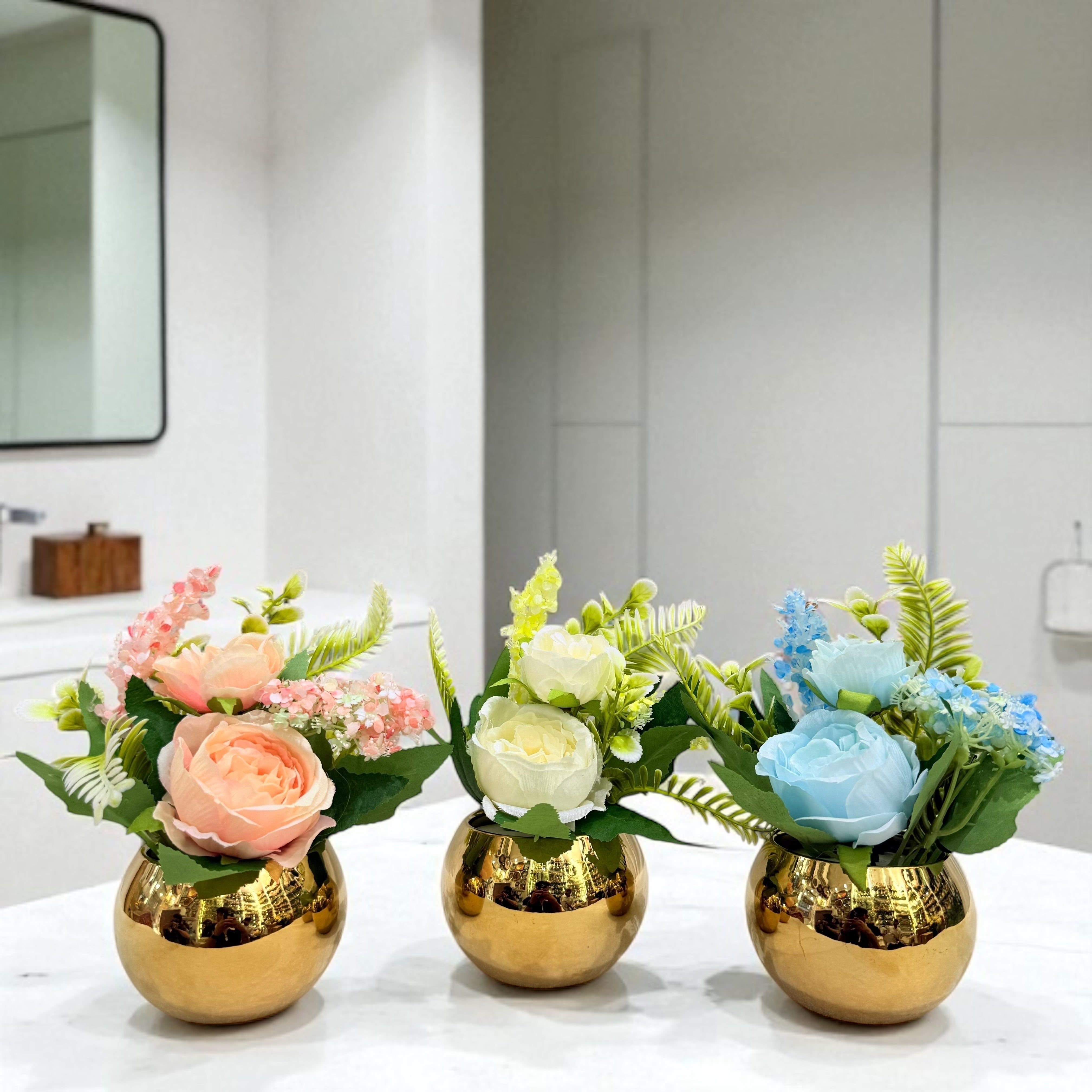 Artificial Flower Bouquet - Round