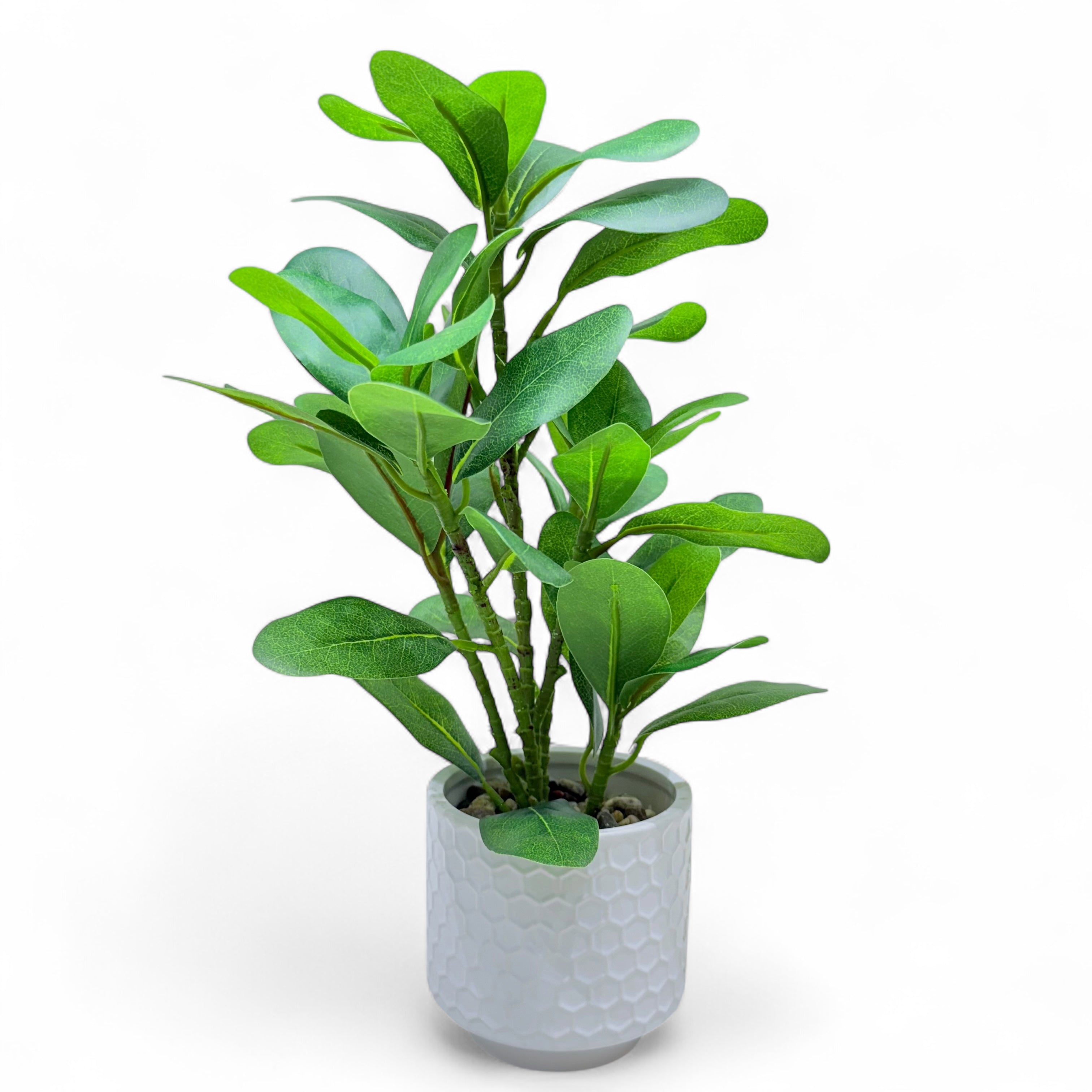 Mini Rubber Leaf Artificial Plant