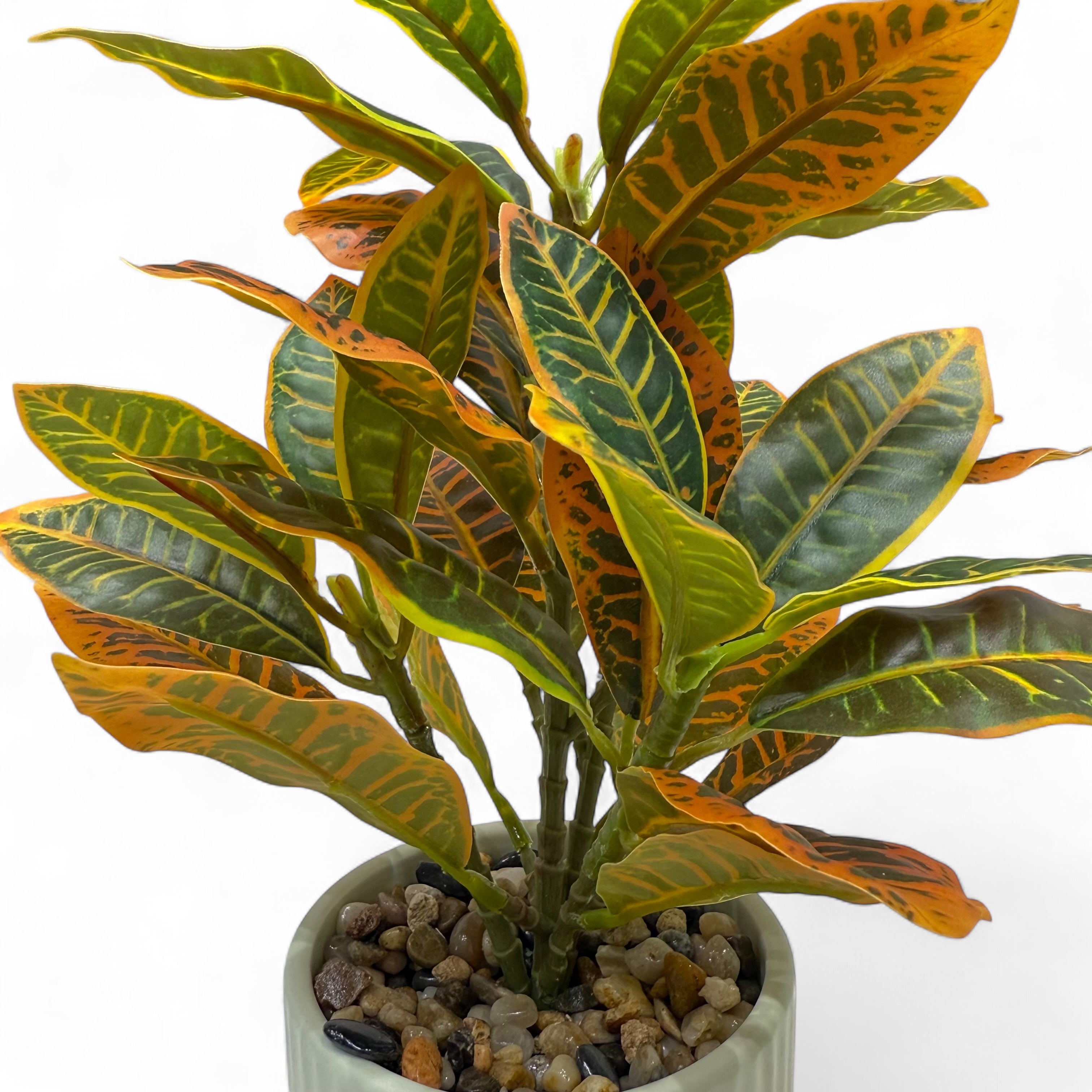 Artificial Croton Plant