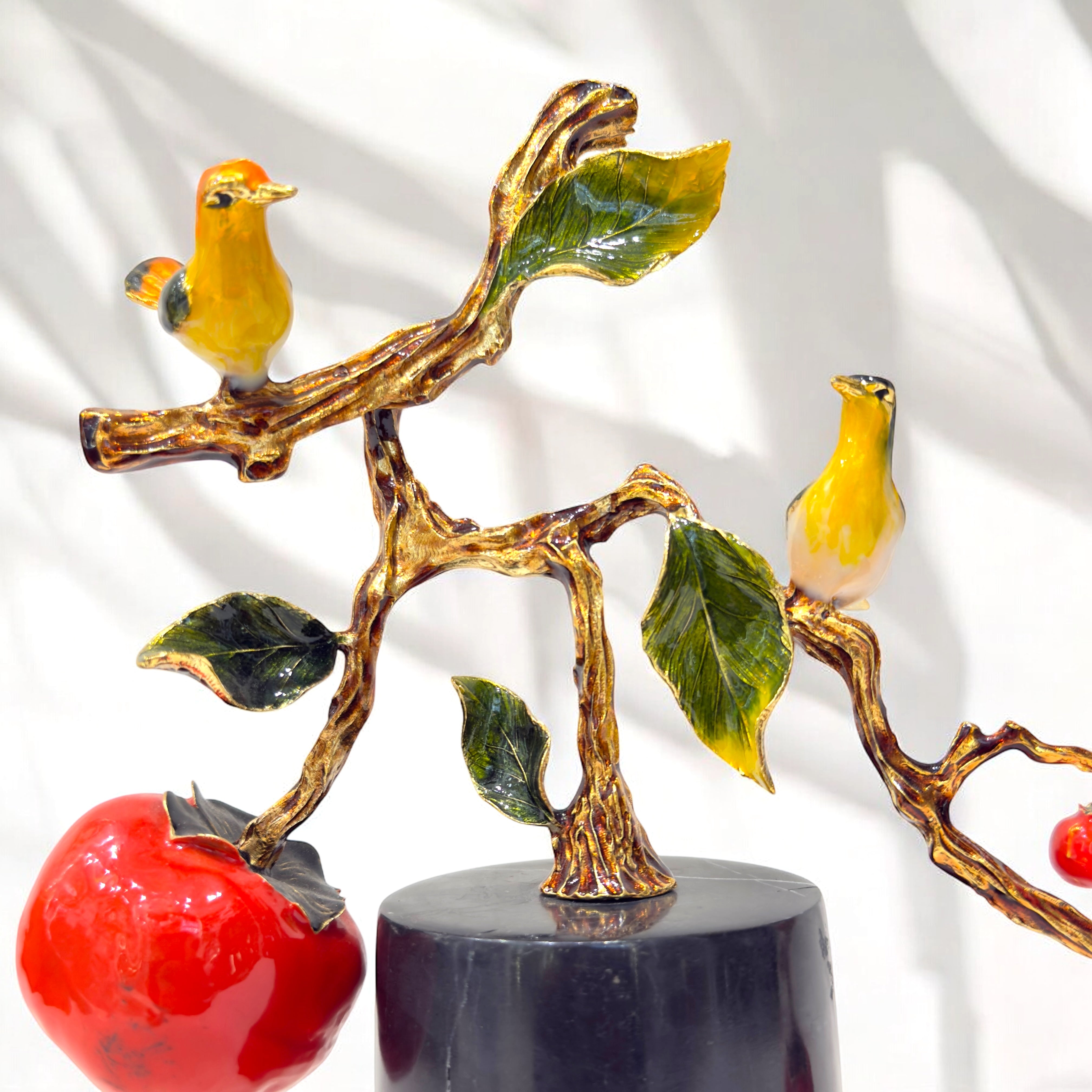Golden Branch Harmony Sculpture