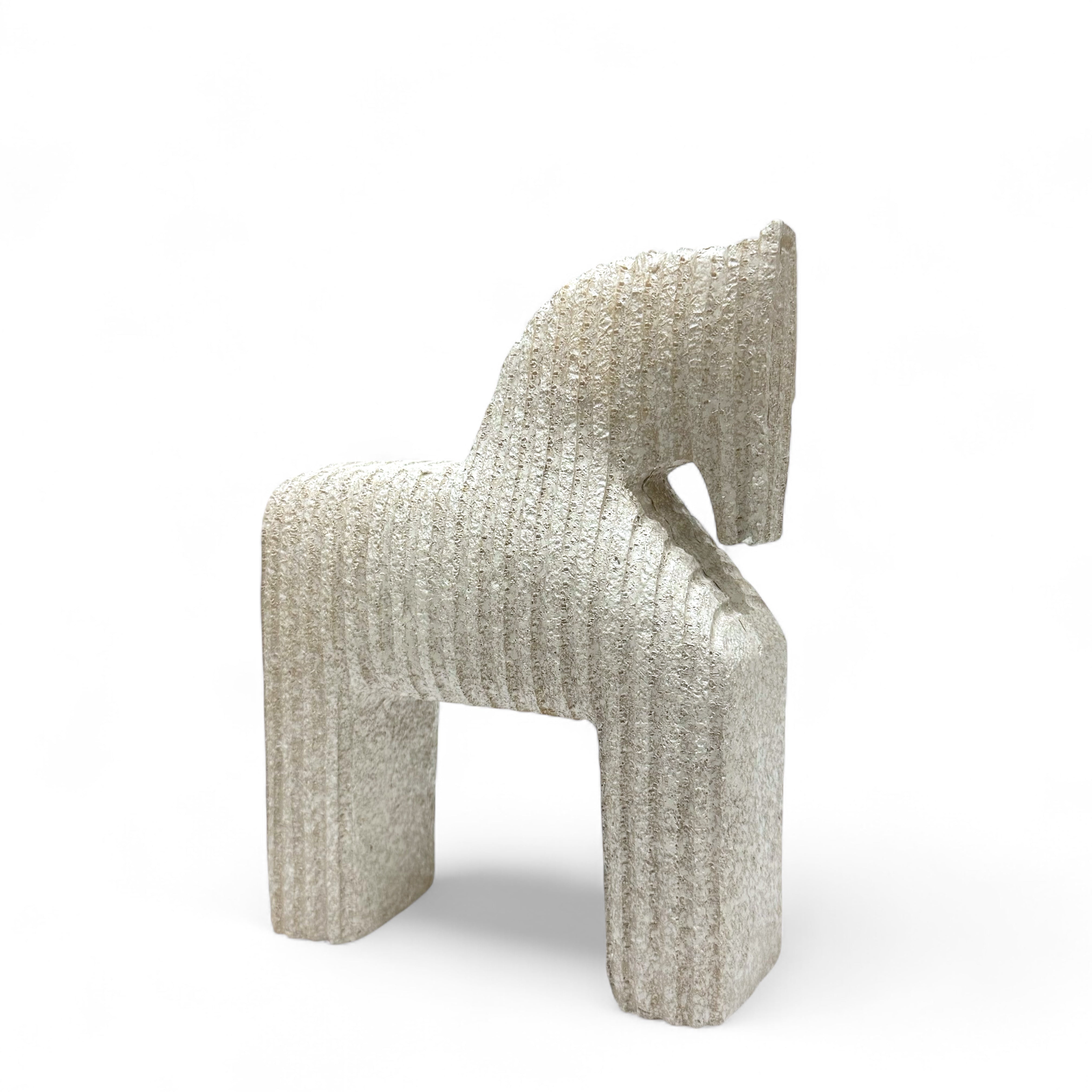 Textured Minimal Horse Showpiece