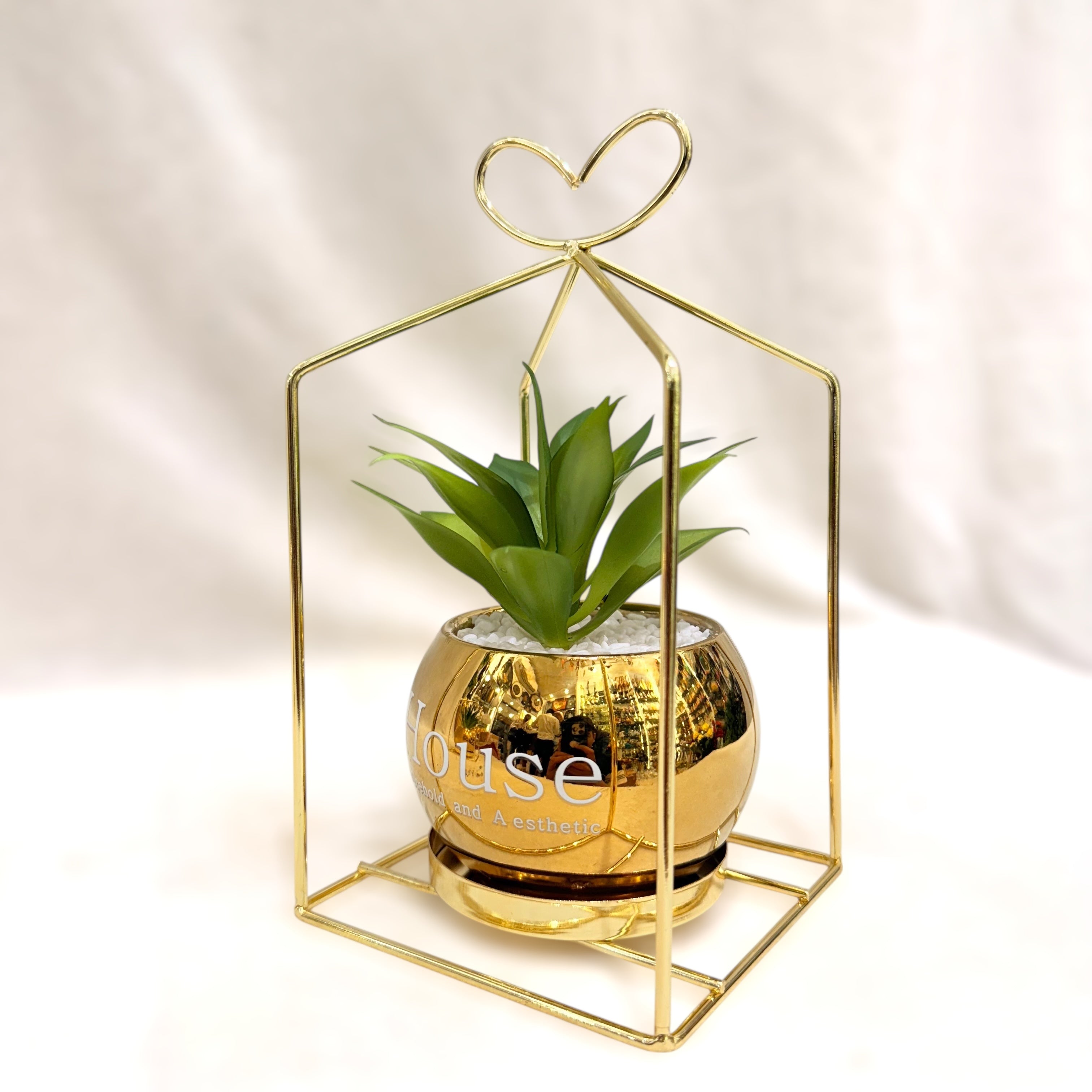 Golden Heart Luxe Artificial Plant