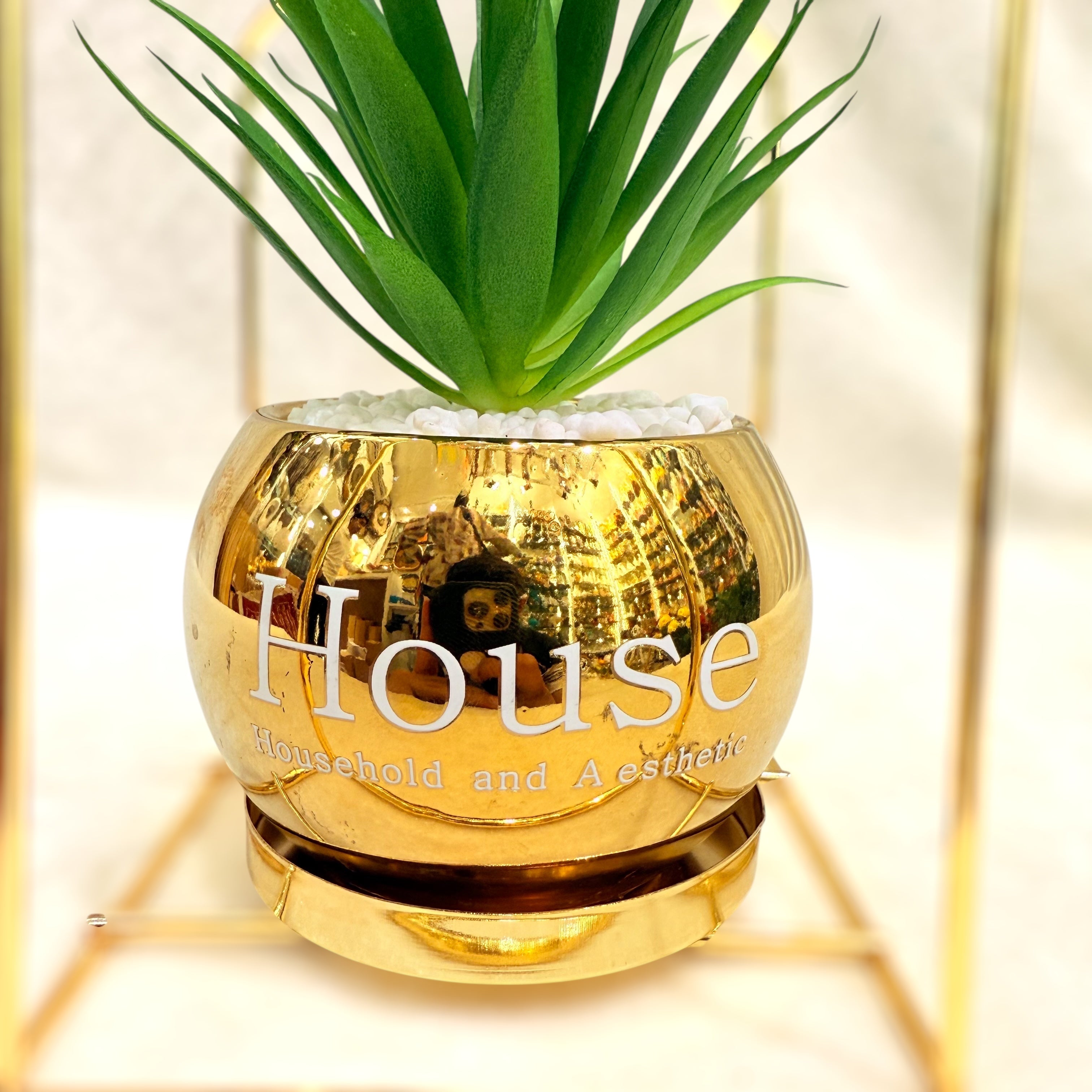 Golden Heart Luxe Artificial Plant