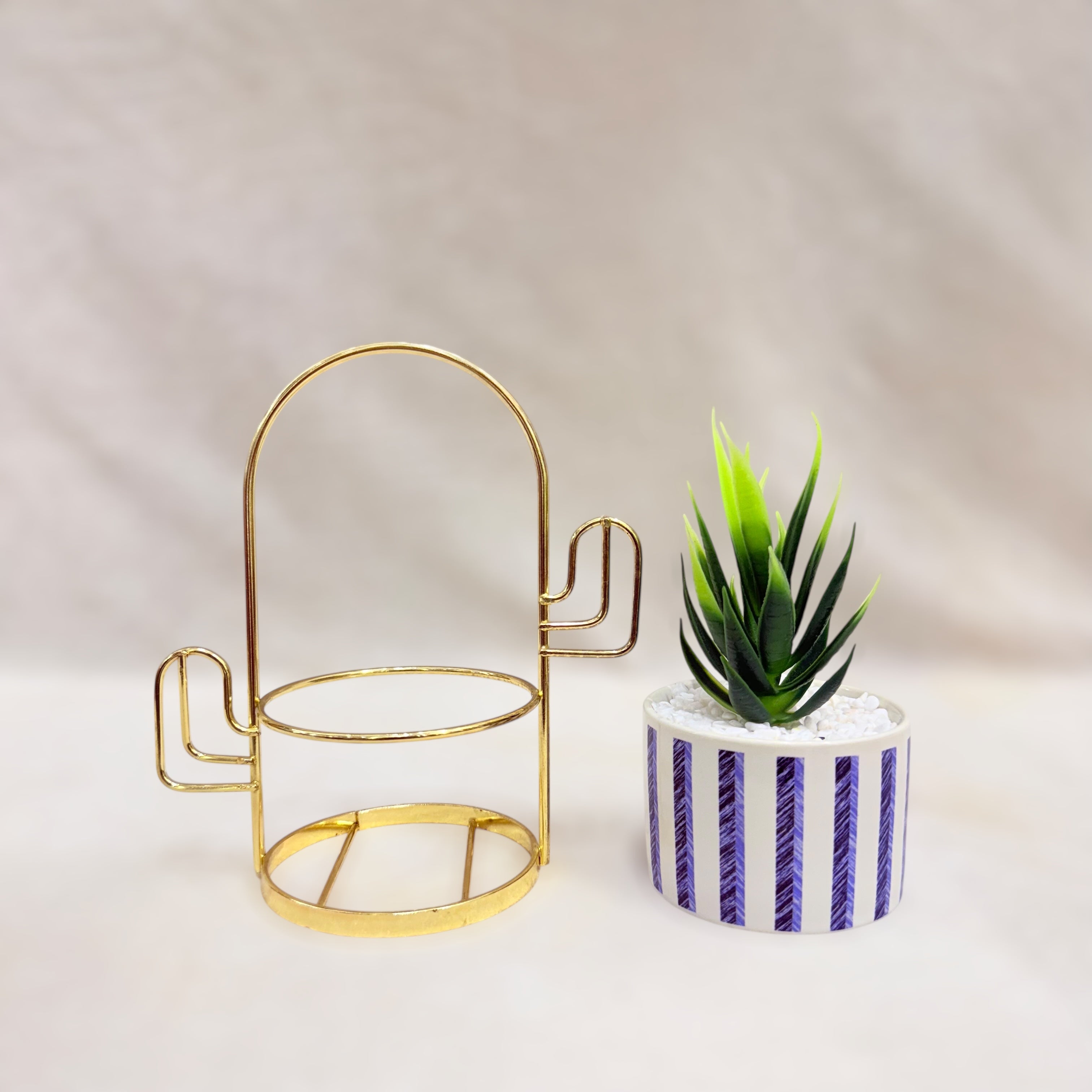 Blue Mosaic Succulent Planter Set