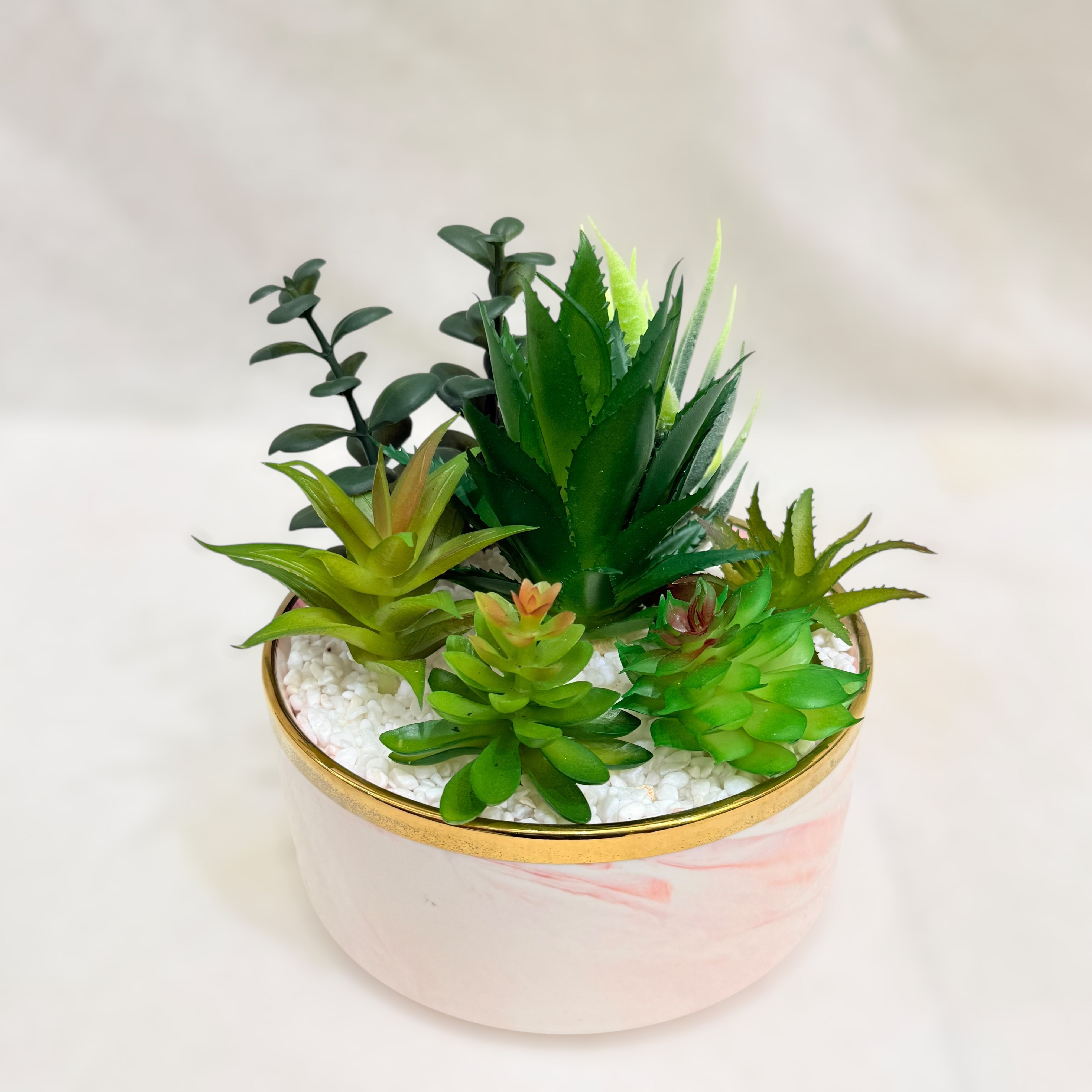 Deluxe Artificial Succulent Arrangement - Big